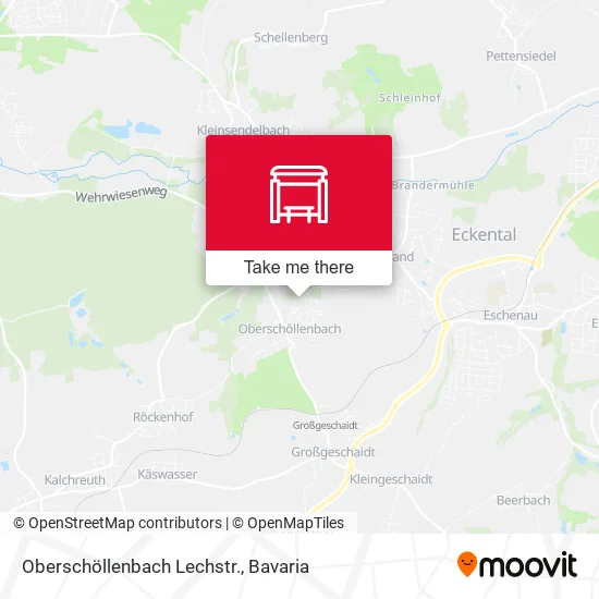 Карта Oberschöllenbach Lechstr.