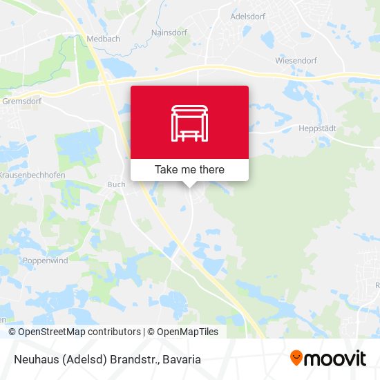 Neuhaus (Adelsd) Brandstr. map