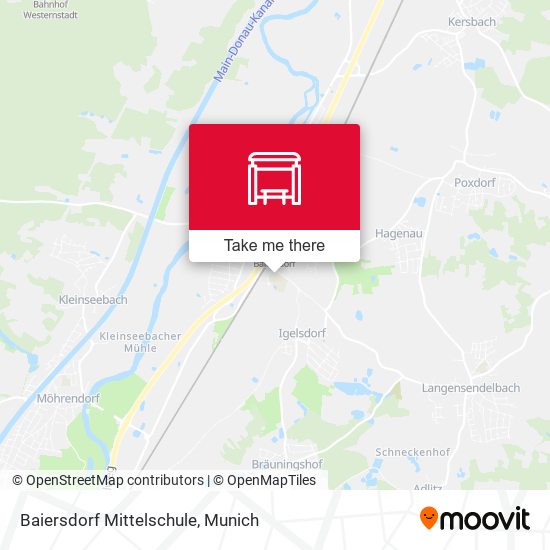 Baiersdorf Mittelschule map