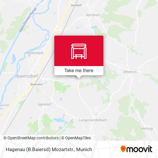 Hagenau (B.Baiersd) Mozartstr. map