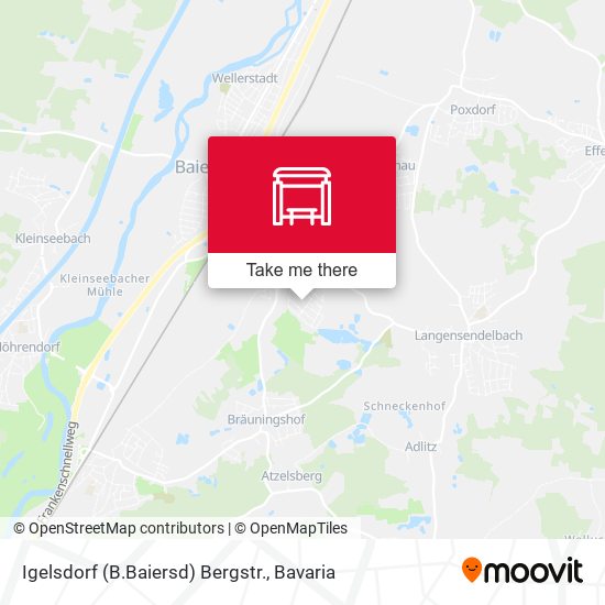 Igelsdorf (B.Baiersd) Bergstr. map