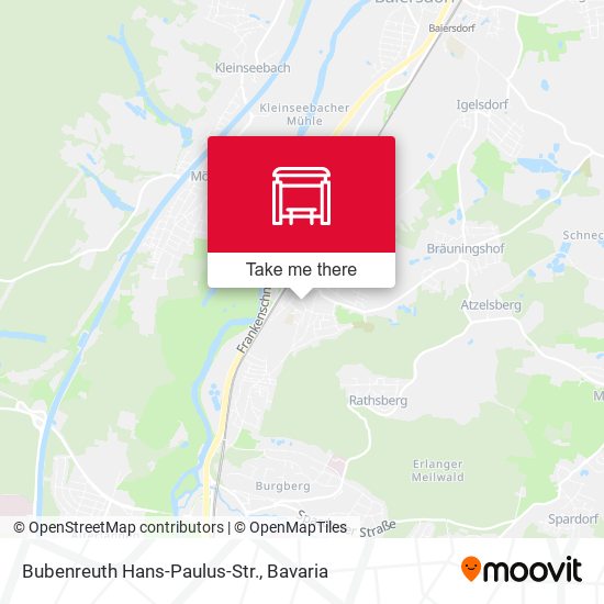 Bubenreuth Hans-Paulus-Str. map