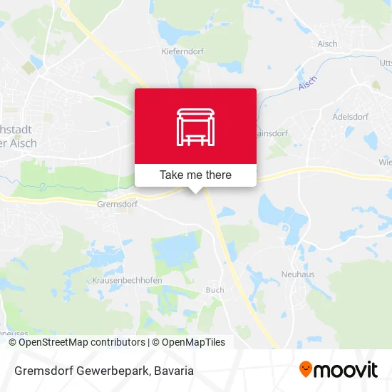 Карта Gremsdorf Gewerbepark