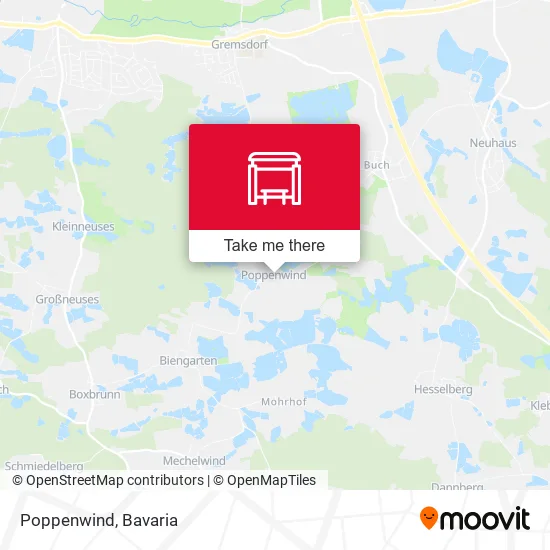 Карта Poppenwind