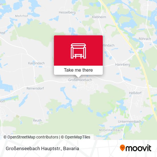 Großenseebach Hauptstr. map