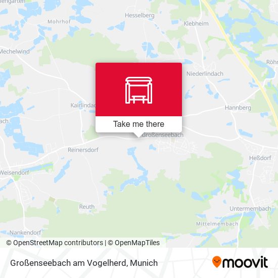 Großenseebach am Vogelherd map