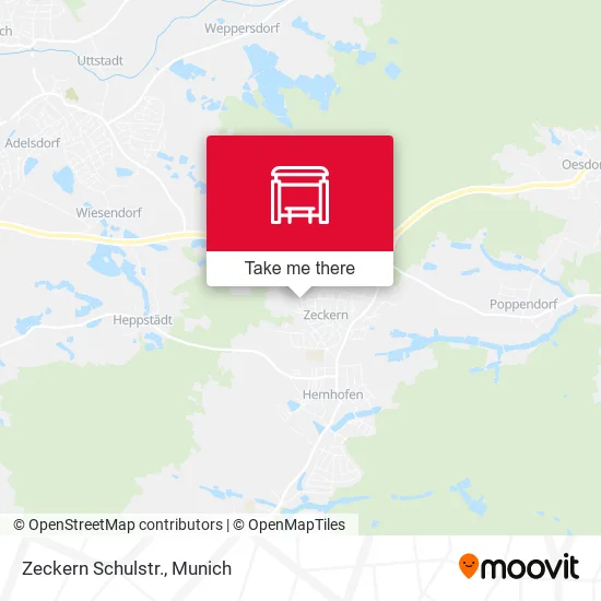 Карта Zeckern Schulstr.
