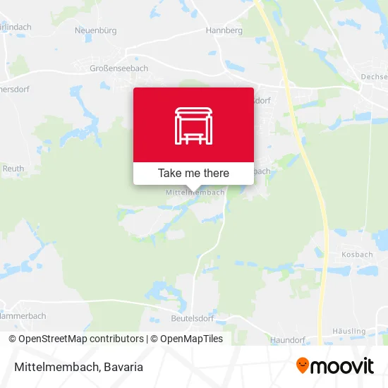 Карта Mittelmembach