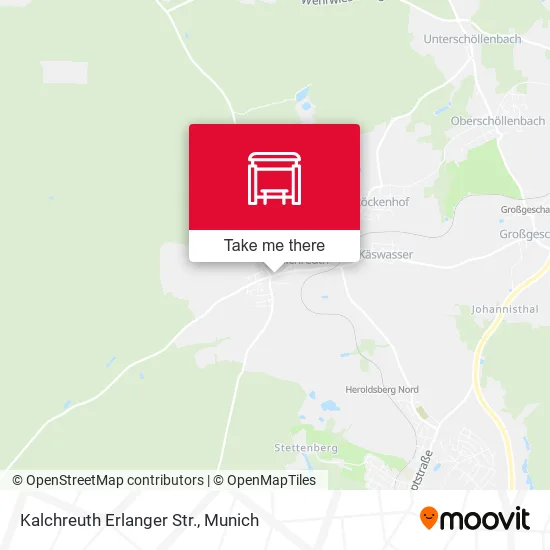 Карта Kalchreuth Erlanger Str.