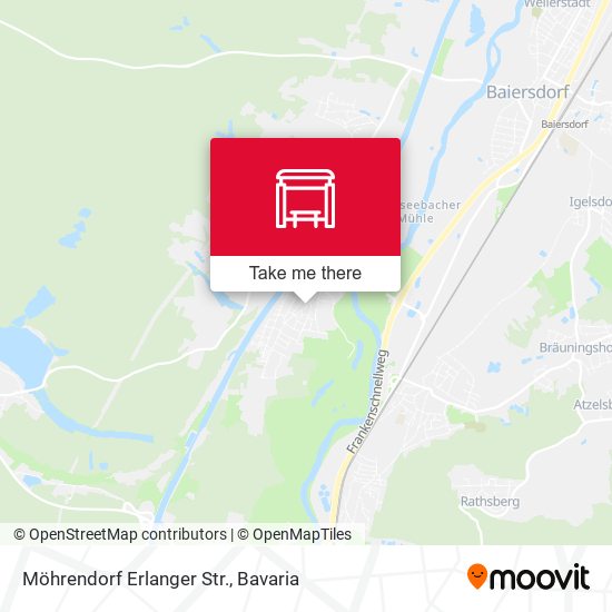 Möhrendorf Erlanger Str. map