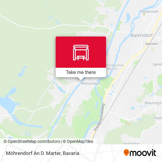 Möhrendorf An D. Marter map