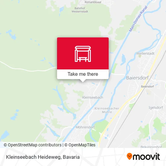Карта Kleinseebach Heideweg