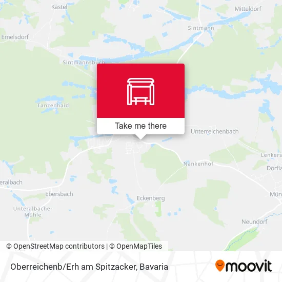 Карта Oberreichenb/Erh am Spitzacker