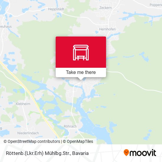 Röttenb.(Lkr.Erh) Mühlbg.Str. map
