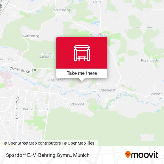 Spardorf E.-V.-Behring Gymn. map