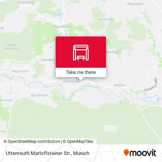 Uttenreuth Marloffsteiner Str. map