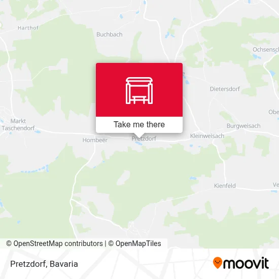Pretzdorf map