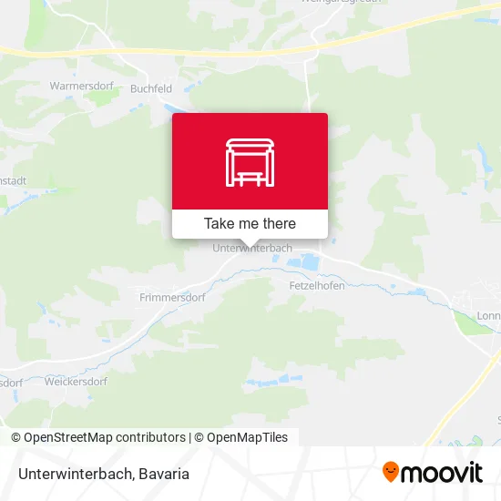 Карта Unterwinterbach