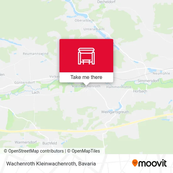 Карта Wachenroth Kleinwachenroth