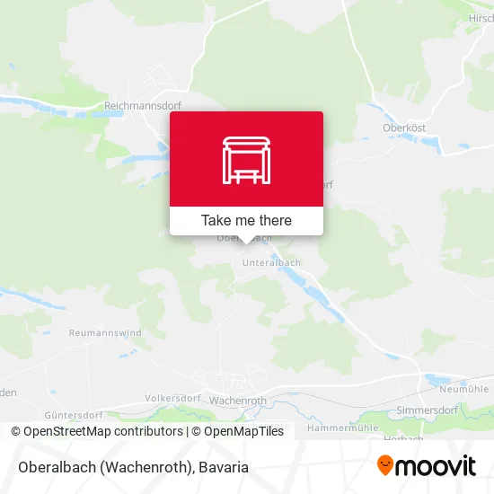 Карта Oberalbach (Wachenroth)