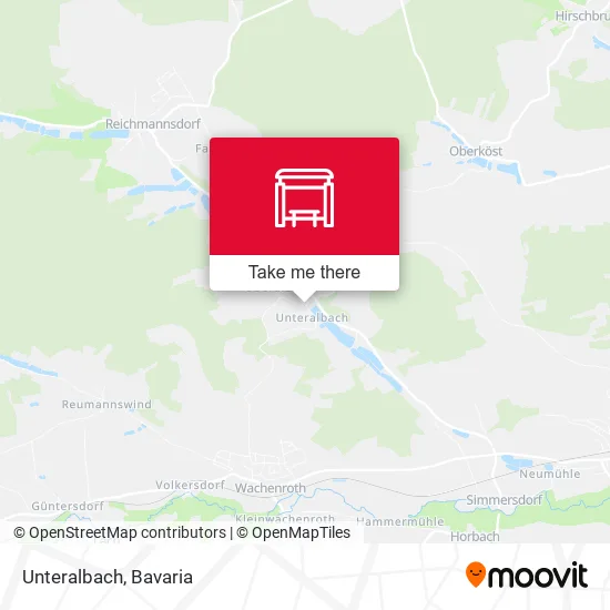 Карта Unteralbach