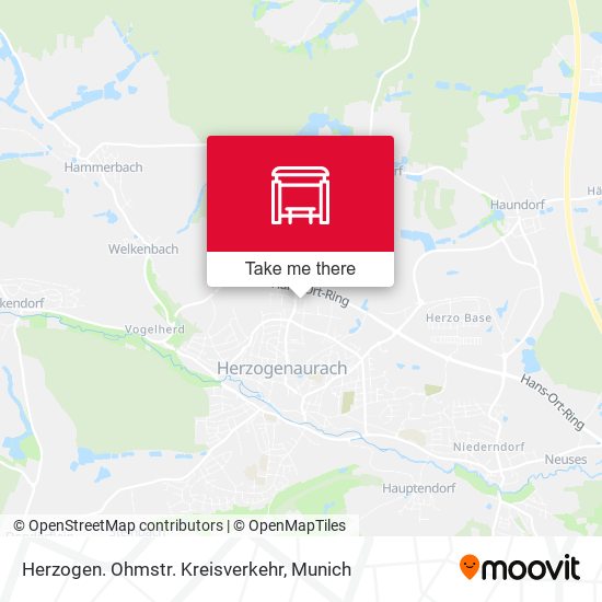 Herzogen. Ohmstr. Kreisverkehr map