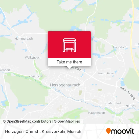 Карта Herzogen. Ohmstr. Kreisverkehr