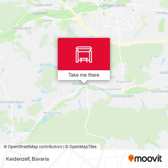 Карта Keidenzell