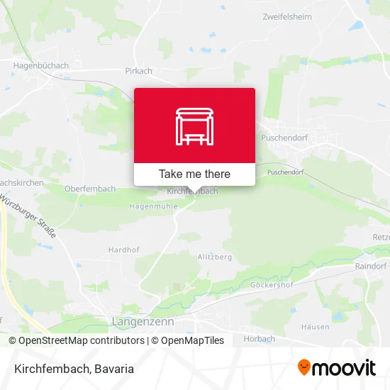 Карта Kirchfembach