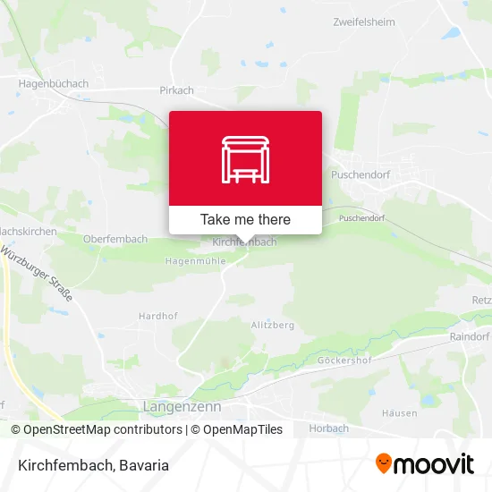 Карта Kirchfembach