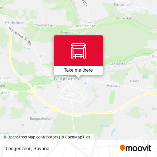 Карта Langenzenn