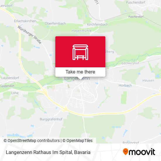 Langenzenn Rathaus Im Spital map
