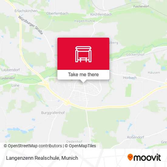 Карта Langenzenn Realschule