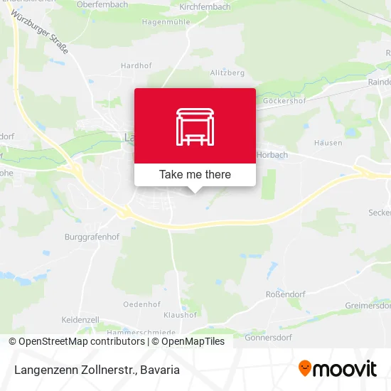 Карта Langenzenn Zollnerstr.