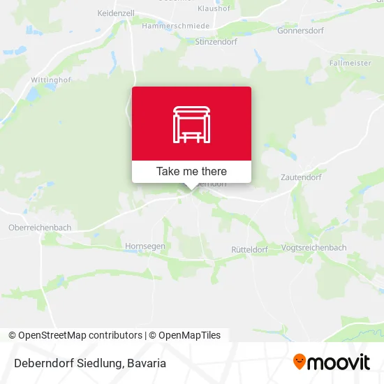 Карта Deberndorf Siedlung