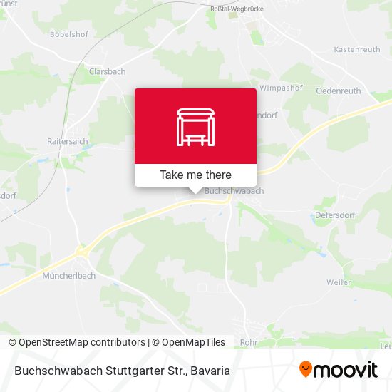 Buchschwabach Stuttgarter Str. map