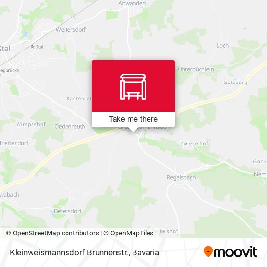 Kleinweismannsdorf Brunnenstr. map