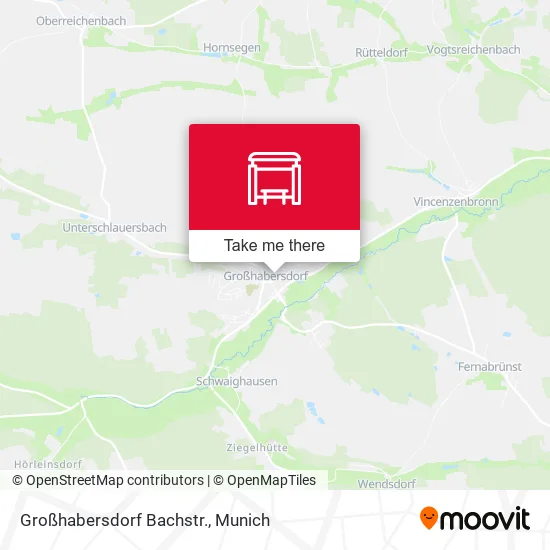 Карта Großhabersdorf Bachstr.