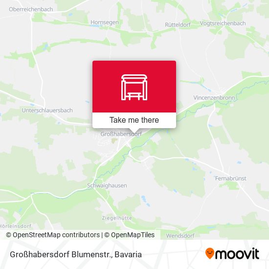 Großhabersdorf Blumenstr. map