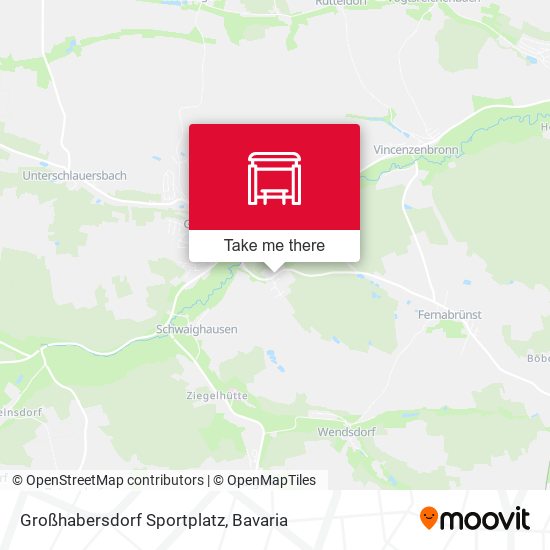 Großhabersdorf Sportplatz map