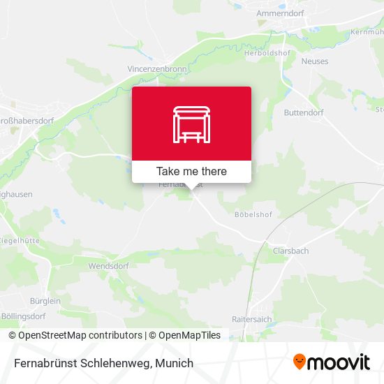 Fernabrünst Schlehenweg map