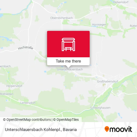 Карта Unterschlauersbach Kohlenpl.