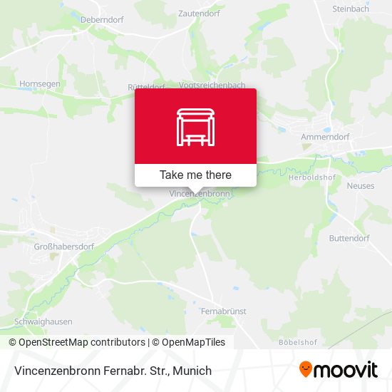 Vincenzenbronn Fernabr. Str. map