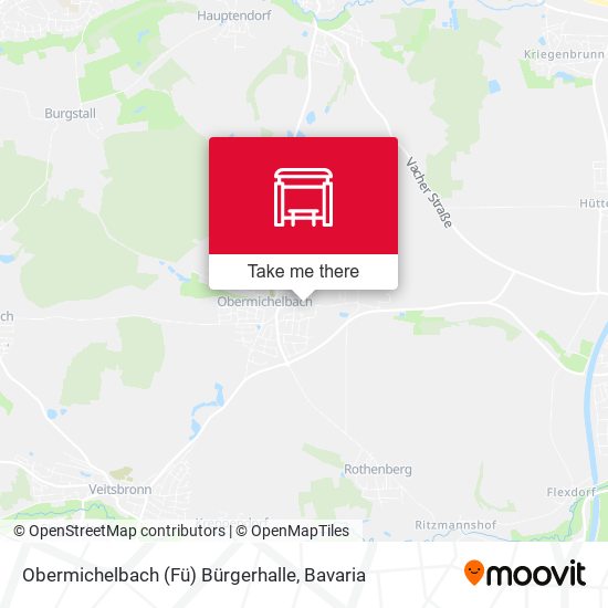 Obermichelbach (Fü) Bürgerhalle map
