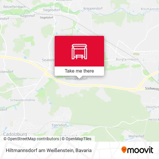Карта Hiltmannsdorf am Weißenstein