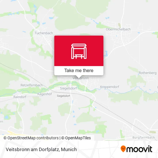 Карта Veitsbronn am Dorfplatz
