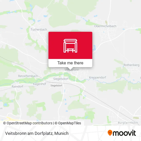 Карта Veitsbronn am Dorfplatz