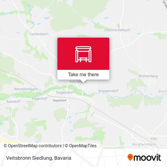 Карта Veitsbronn Siedlung