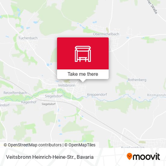 Veitsbronn Heinrich-Heine-Str. map