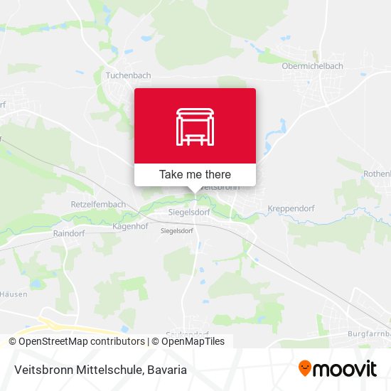 Veitsbronn Mittelschule map